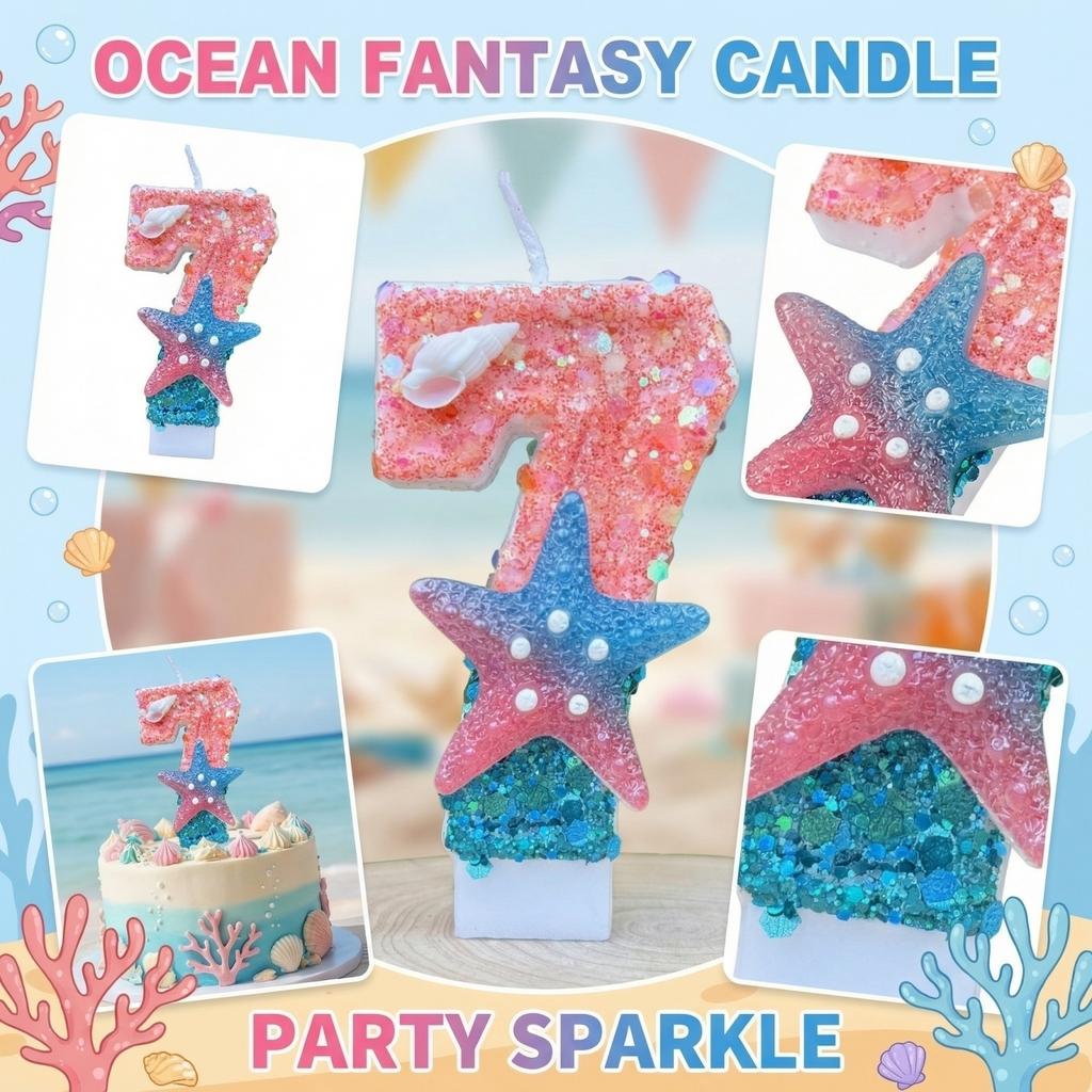 Fashion Cartoon Creative Birthday Candles Party Digital Candles