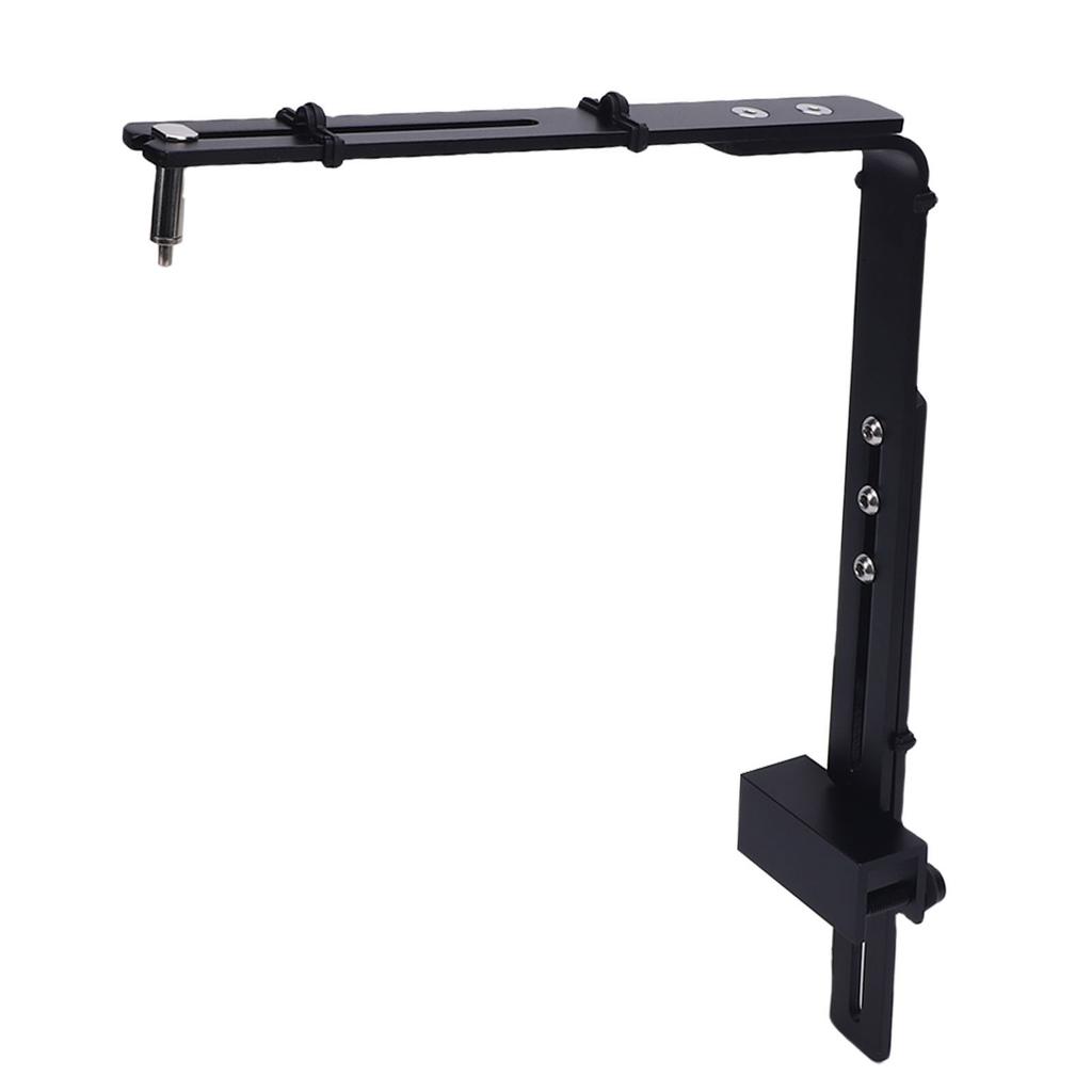 Aquarium Light Holder Stable Support Easy Installation Aluminum Alloy Fish Tank Light Hanging Bracket Black