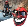 Ghost Skull Helmets Full Face Skull Helmets Motorcycle With Goggles Skeleton Skull Helmets With Lens Full Face Skull Skeleton