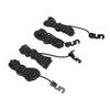 4Pcs Outdoor Camping Rope 9.8ft Nylon Wind Proof Reflective Strip Adjustable Length Tent Cord Tie