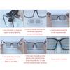 Compact Eyeglasses Parallelism Measuring Tool Frame Parallel Measuring Instrument ABS Material Pupil Distance/Height