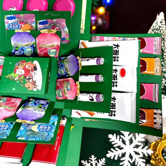 5-Layer Christmas Gift Box Explosion Gift Box with Bow Ribbon DIY Scrapbooking Surprise Container for Anniversary Snacks Jewelry Creative Memories