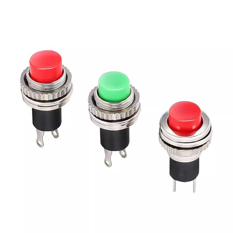 10MM Non-locking Self-resetting Button Switch for Doorbell/Horn (DS-316/DS-314).