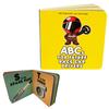 Children ABC Book for Future Race Car Driver Smooth Thick Paper Clear Cartoon Print Car-themed Early Drag Racer Childhood