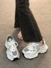 Fashion Women  Flat Shoes Trainers Ladies Thick Sole Shoes Thick Sole Tennis Vulcanized Shoes Fashion Casual