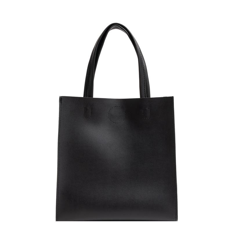 Simple Portable Casual Solid Color Tote Bag Spring 2025 Popular Bag New Trend Women's Bag Fashion Shoulder