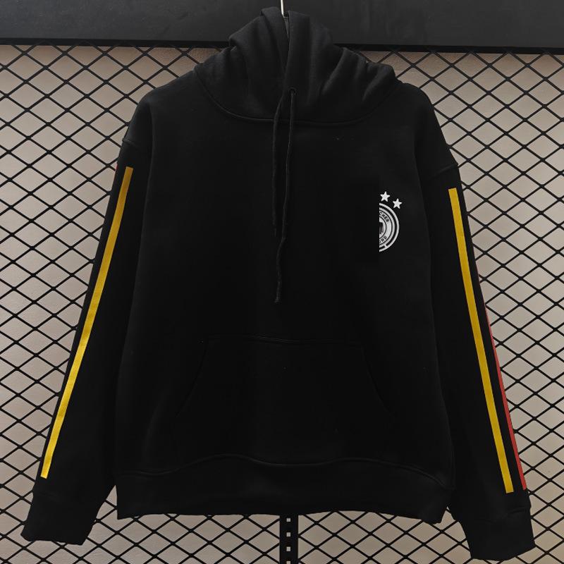 Season 26 Player Edition Loose Fit Velvet Football Hoodie - Germany, Spain, Mexico, Rome S
