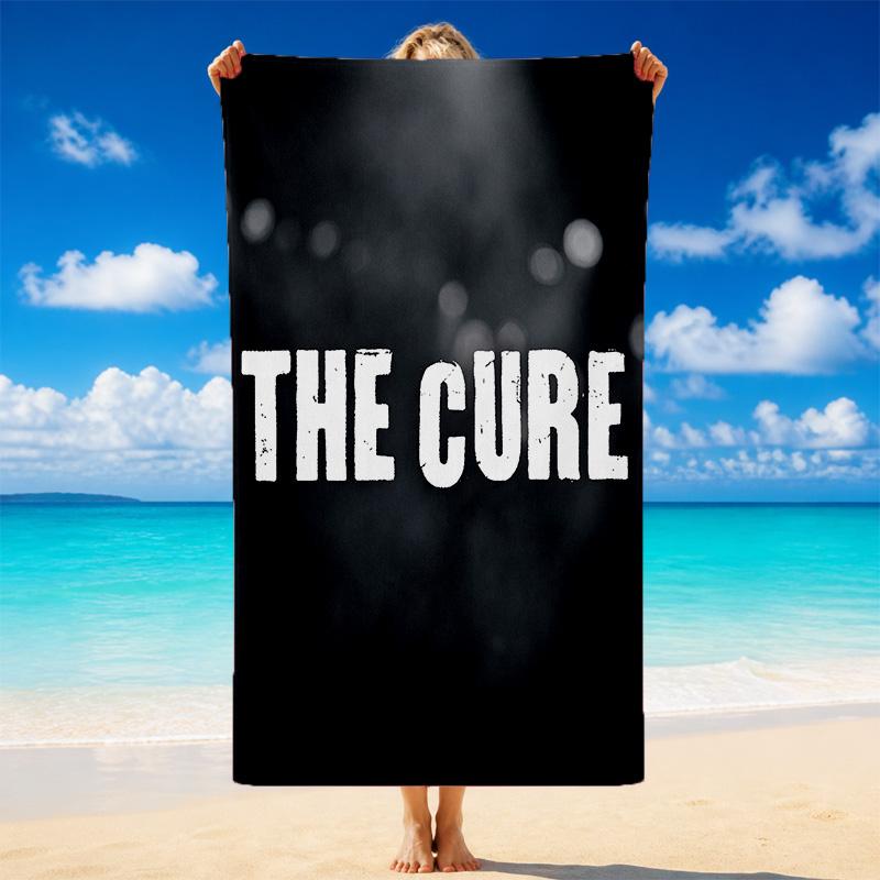 The Cure Druck Mikrofaser Strandtuch Sand?Leichtes, widerstandsfähiges Handtuch für Schwimmen, Outdoor und Reisen