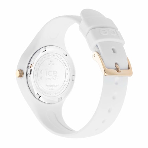 Authorized Ice-watch Women's Watch 015341 ICE glam White Gold Numbers Extra Small