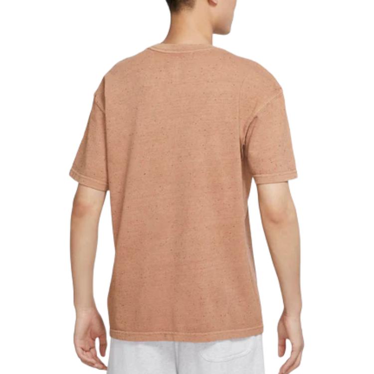 New Nike T Shirts Men's Light Brown DR7828-258