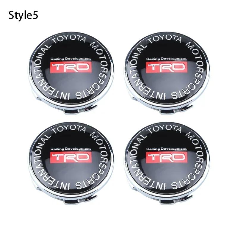 For Toyota JAI34pcs 60mm Car Tyre Wheel Center Hub Cap Badge For Toyota C-hr Prado Rav4 Yaris Hilux Prius Avensis Corolla Camry Accessories