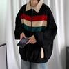Men's Versatile Korean Contrast Color Corduroy Jacket - Spring/Autumn, Loose Fit Casual Top