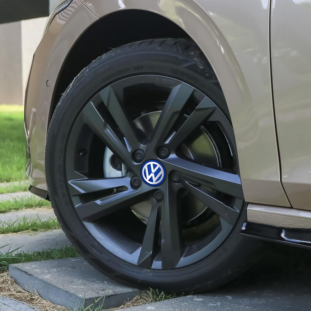 4PCS 70mm/80mm/90mm/100mm/120mm Car Wheel Center Hub Cap Sticker For Volkswagen VW R Polo Passat Rline Golf 4 5 Tiguan Jetta GTI