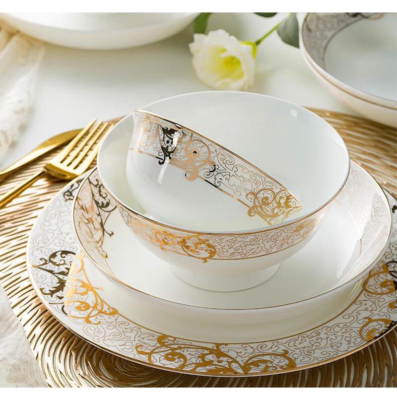 Qianhuazhike Nordic Japanese Style Ceramic Dinnerware Set
