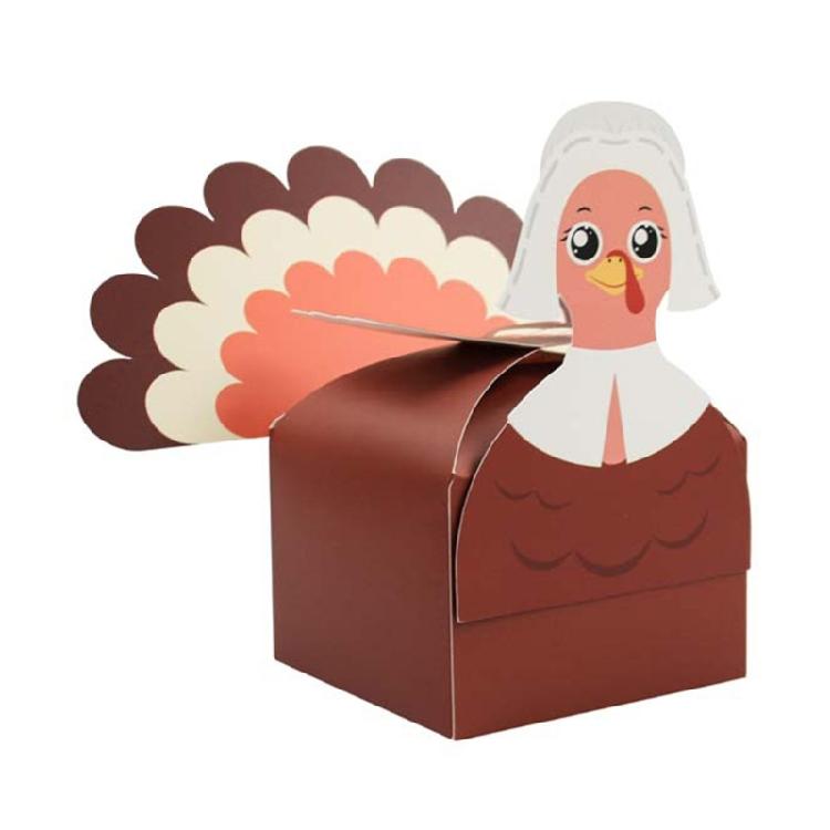 Bulk Thanksgiving Turkey Party Supplies Paper Gift Boxes For Festives Decorations And Family Activities