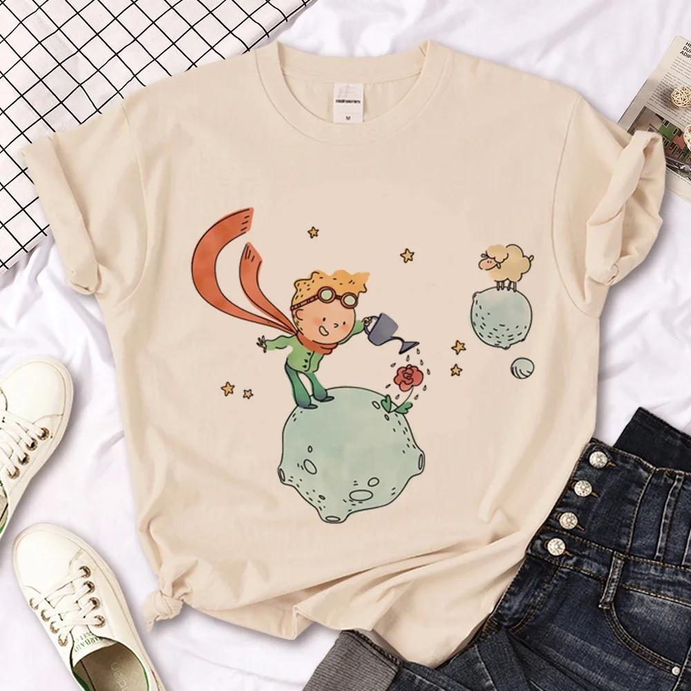 Little Prince T-shirt Women's Summer T-shirt Women's Casual Loose Designer Pattern Clothing