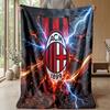 AC Milan Theme blanket Soft Flannel Blanket Plush Throw Blanket Cozy Sofa Bed Blanket for Home Decor