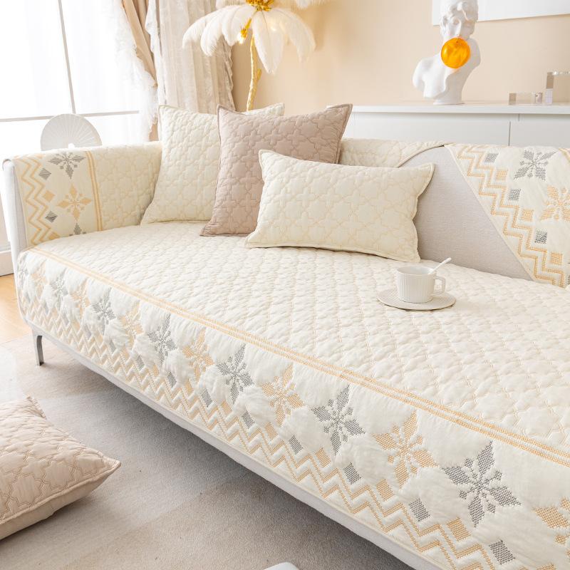 Sofa Cushion Universal In All Seasons, Light Luxury In Summer, American Bohemian Non-Slip Fabric Cover Towel, Seat Cushion Cushion Cover