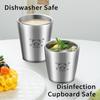Double Wall Beer Cup 304 Stainless Steel Wine Mug Office Home Anti Scalding Milk Coffee Cups Bar Drinkware 180ml/300ml