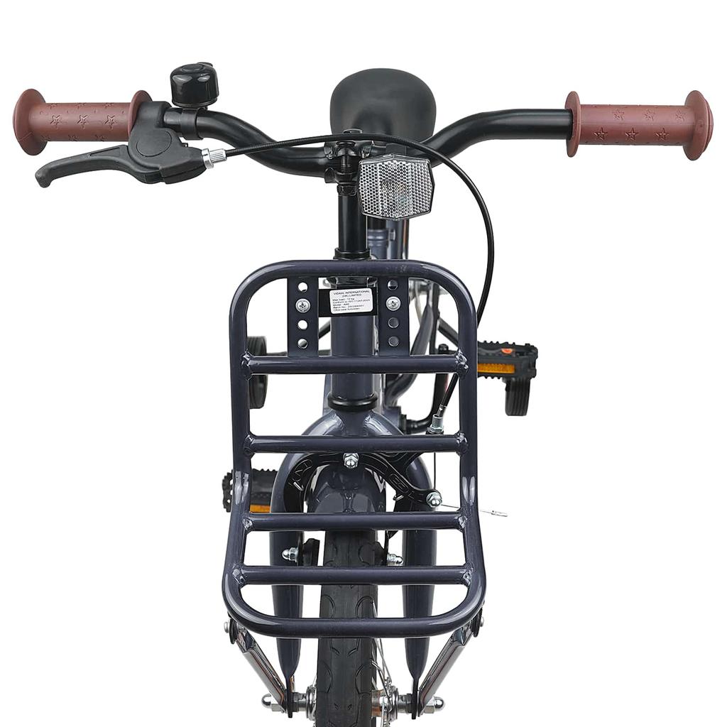 Kids Bicycle 16 Inch for Ages 4 6 Dark Grey
