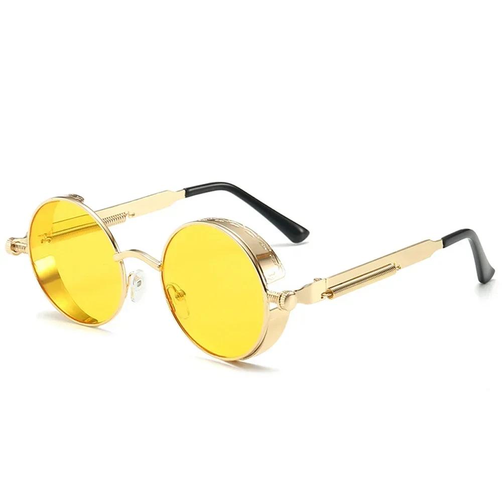 Clip On Sunglasses Men Steampunk Brand Design Women Fashion Glasses Vintage Retro Fashion Sunglasses  Uv400