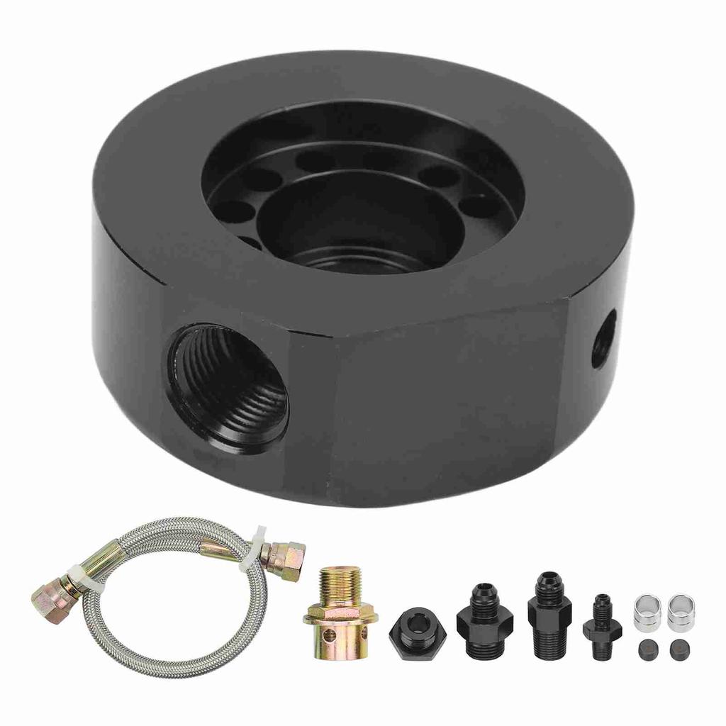 11Pcs VTEC Head Conversion Kit Oil Filter   Plate Adapter Aluminum Replacement for   LS B18 B20