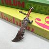 God of War Game Replica Metal WeaponsModel Set Kratos Action Figure Accessory Retro Collectible Desktop Decorations Toy Boy Gift