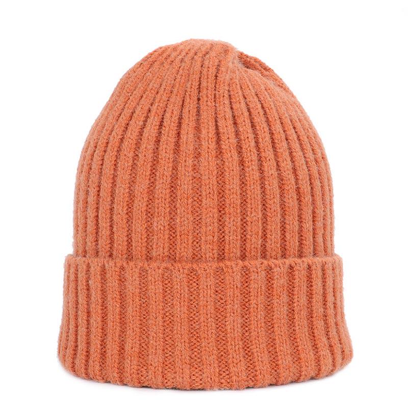 Buy Men Winter Solid Color Wool Knit 