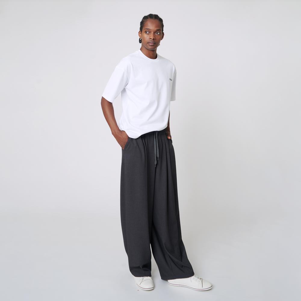 ATHPLATFORM Au42Pt07 Classic Wide Pants_Melange Gray