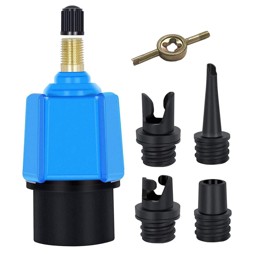 Air Valve Adaptor Wear-resistant Durable Rowing Boat Air Valve Adaptor Nylon Paddle Kayak Inflatable Pump Adapter for SUP Board