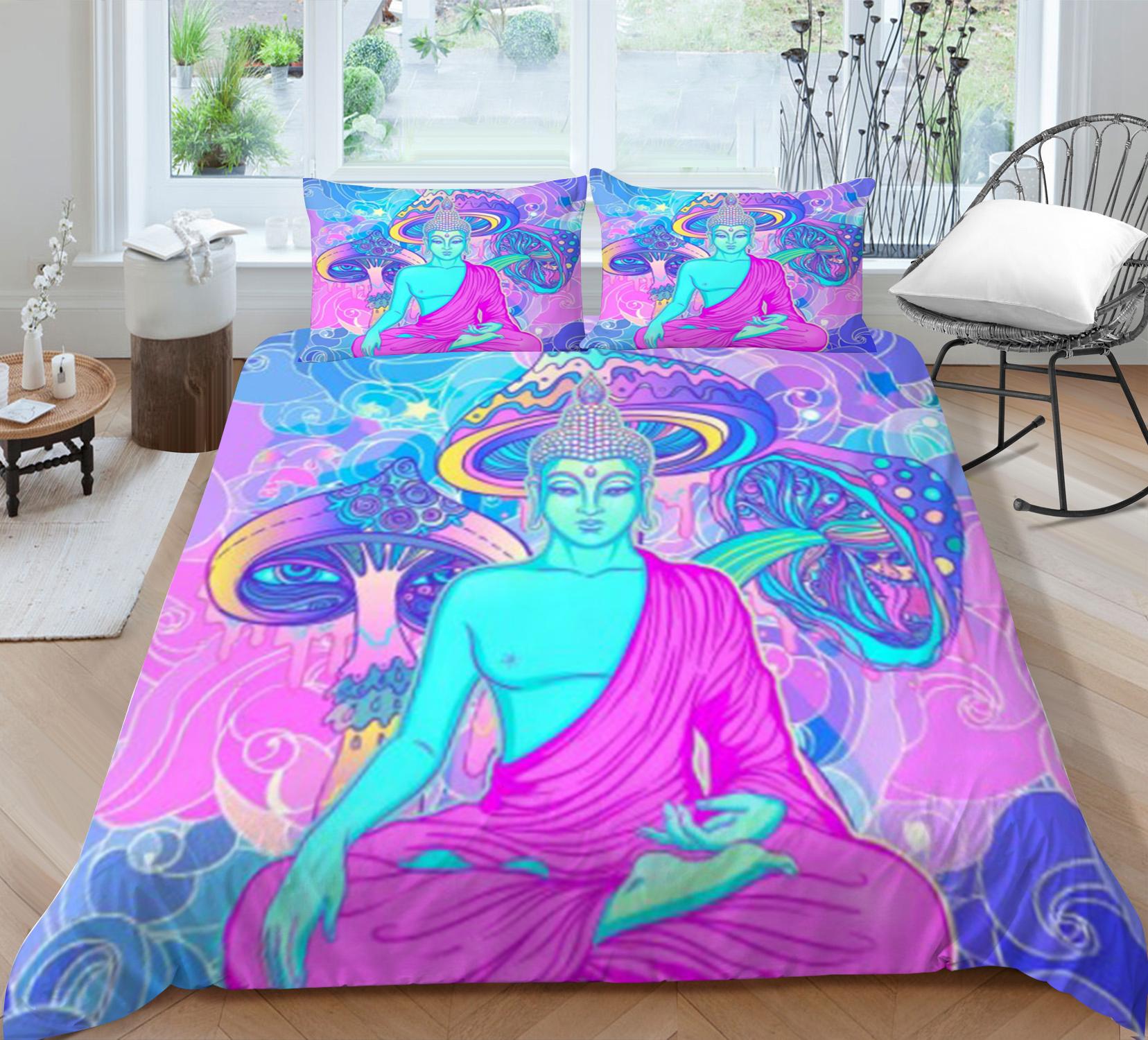 

Домашний Постельный Декор Покрывало На Кровать Комплект Пододеяльника Современное Покрывало 3D Богемный Дизайн Принт Постельный Комплект Наволочка EU Single 135x200cm