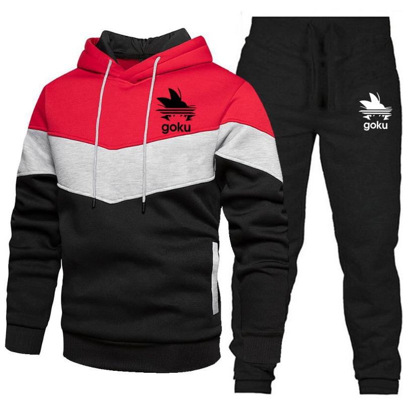 Neuer Herrenanzug Herren-Sportbekleidung individuelles Logo Sportbekleidung zweiteilige Sporthose Herren-Kapuzenpullover Sportbekleidung Jogginganzug