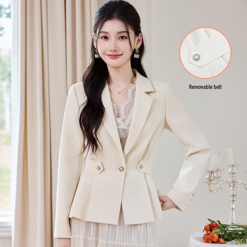 

Женский элегантный приталенный блейзер для поездок на работу M