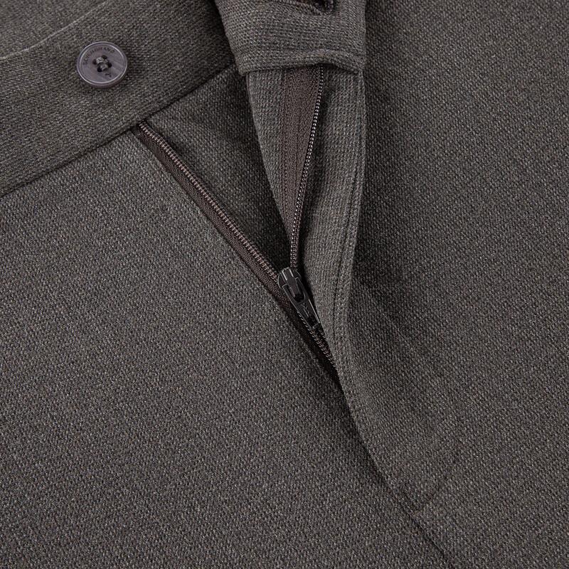 Seven Men's Warm Business Casual Straight Fit Trousers