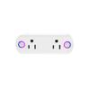 Wi-Fi Graffiti Double Smart Socket with Alexa Voice Control and Remote Timing
