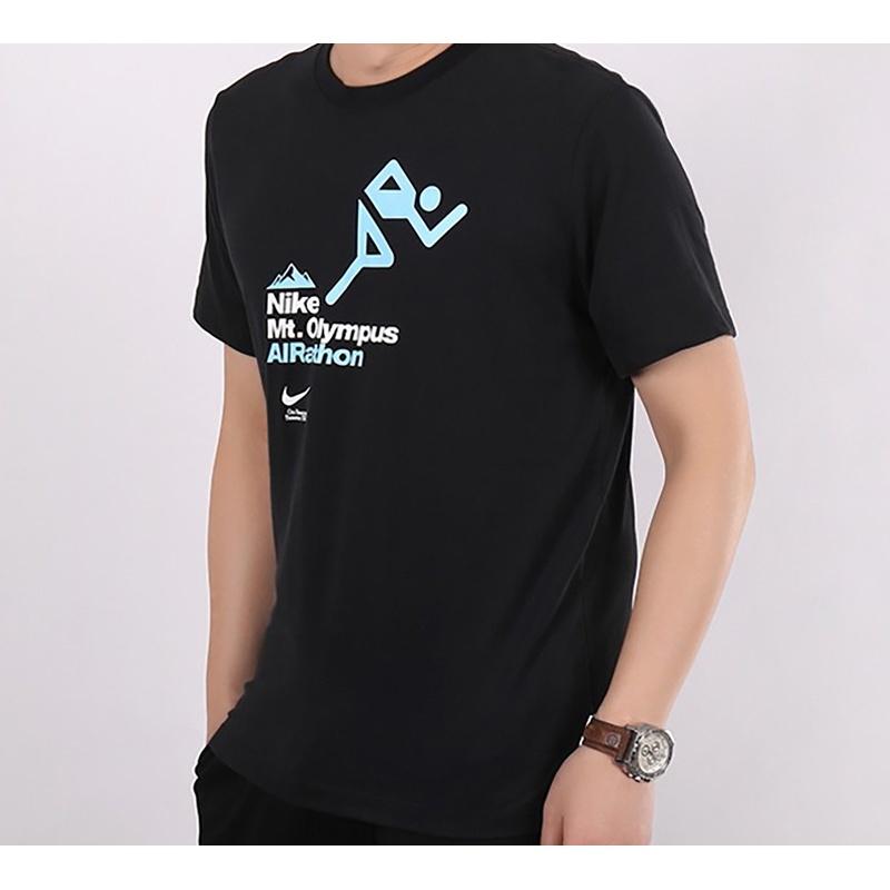 Nike Airathon Round Neck Short Sleeve Black Men's CW2854-010
