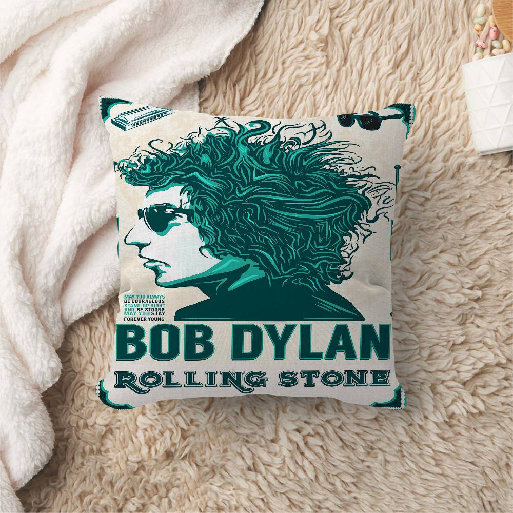 Singer B-Bob Dylan Rapper Personalized Pillow Cover Kids Bedroom Wild Party Decor Pillowcase Kid Birthday Shower Gift