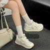 Queen Fan's Explosive Retro Platform White Shoes Women's 2025 New Autumn Skirt Versatile Sports Shoes