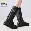 Hightop Zippered Waterproof Covers Shoe Wearresistant Rainproof Antislip Motorcycle Rain Boots