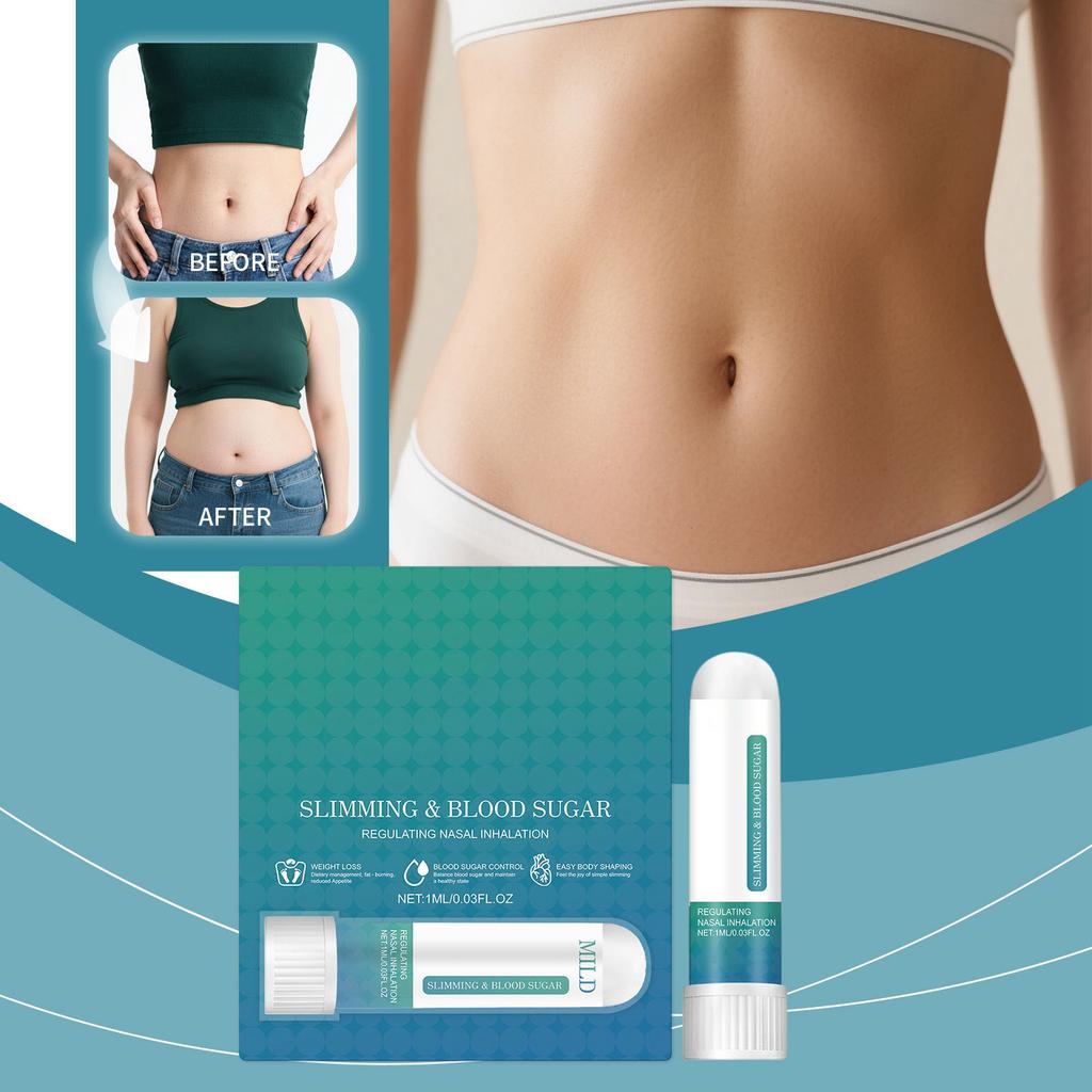 Slimming Nasal Inhaler To Enhance Metabolism Portable Care Nasal Suction Stick Inhalation Care Stick,1.8ML