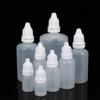 5Pcs 3/5/10/15/20/30/50/100Ml Empty Plastic Dropper Bottle Paint Beauty Oil Ink Squeezable Refillable Bottle Cosmetics Storage