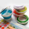 Silicone Folding Bucket For Manicure Washing Painting Brush Bucket Watercolor Drawing Bucket Tools Portable Pen Washing Cup