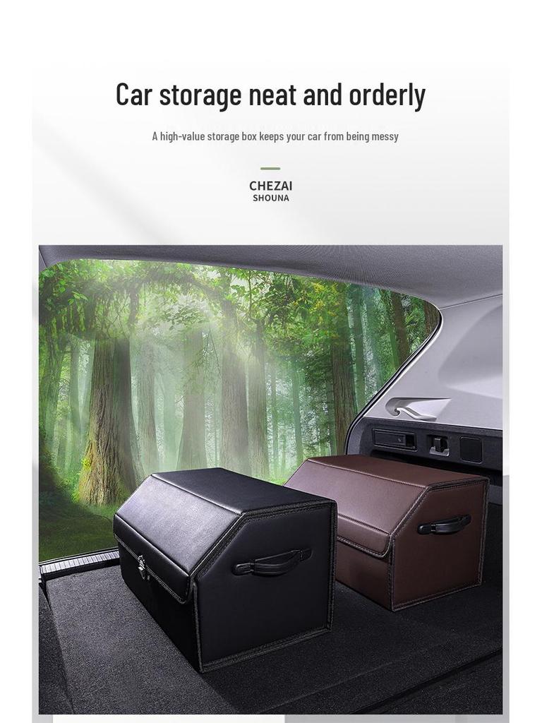 Car Trunk Organizer: Interior Storage and Decoration Solution