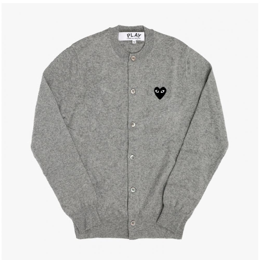 Comme Des Gar Ons Unisex Cardigan Black Heart Wappen Ax N023 051