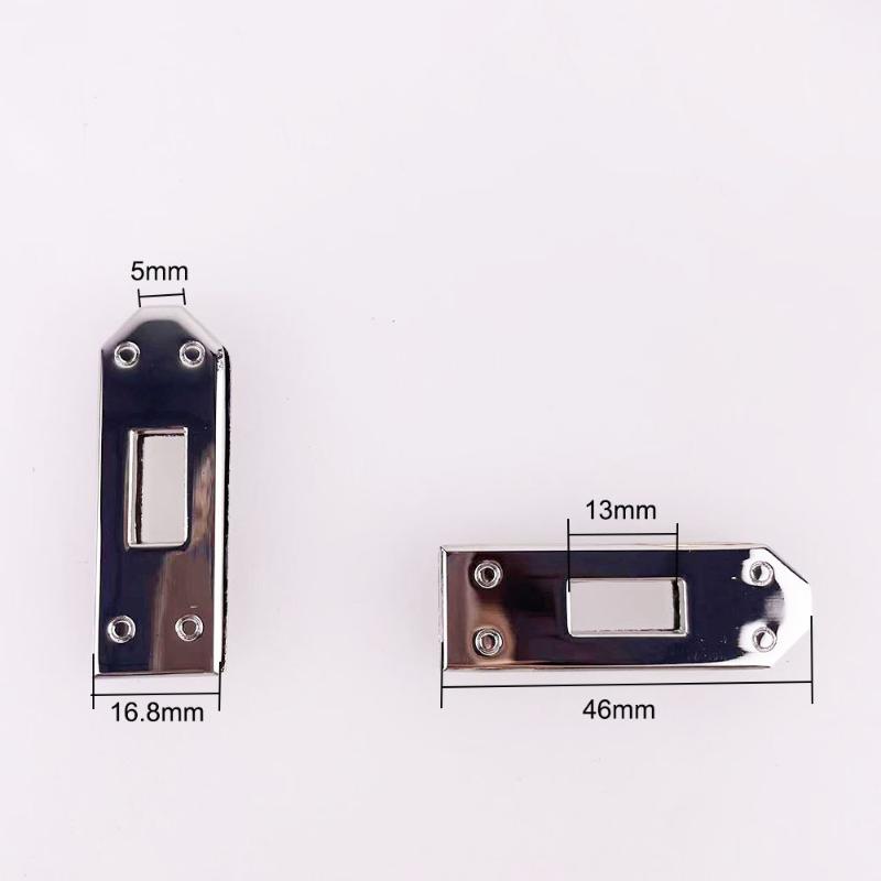 7Pcs/Set Women'S Handbag Swivel Clasp Lock Buckle Diy Part Leather Craft 45Mm 4 Colors Metal Bag Lock Hardware Accessories