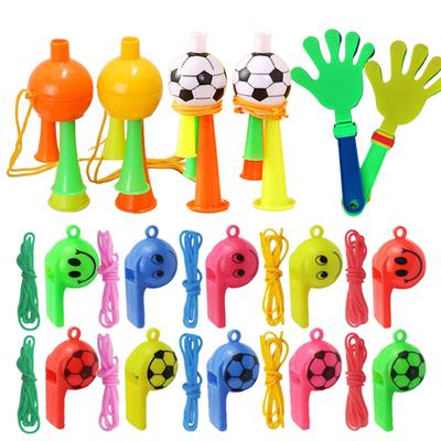 5/10 Adet Plastik Düdük Kornası Ponpon Malzemeleri Spor Yarışması Futbol Basketbol Ponpon Hakem Düdüğü TMZ için