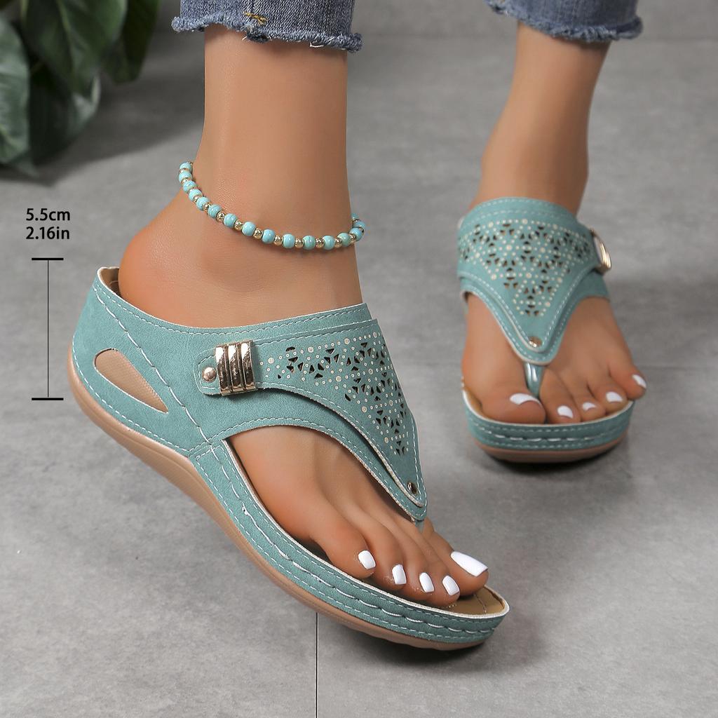 Trendy, einfarbige, atmungsaktive Mesh-Sport-Sandalen, verschleißfeste, rutschfeste Flip-Flops, lässige, vielseitige Strand-Hausschuhe mit offener Spitze