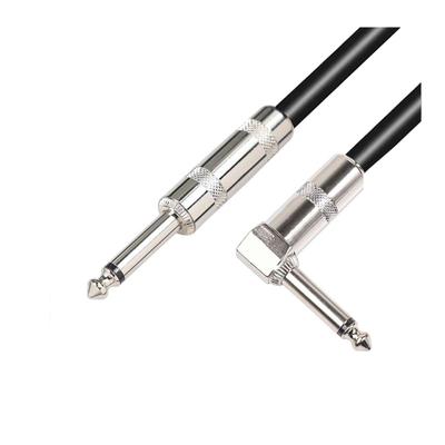 Generisches Gitarrenkabel Schwarz 3m S-L Stecker