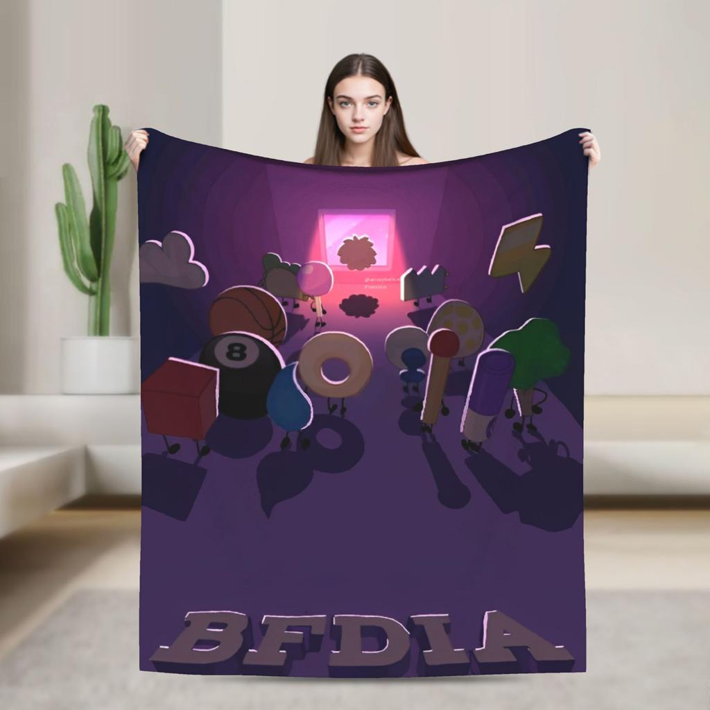 Inanimate Insanity All Characters Flannel Blanket Soft Throw Blanket for Home Decor Travel Print Bedspread Sofa Bed Cover