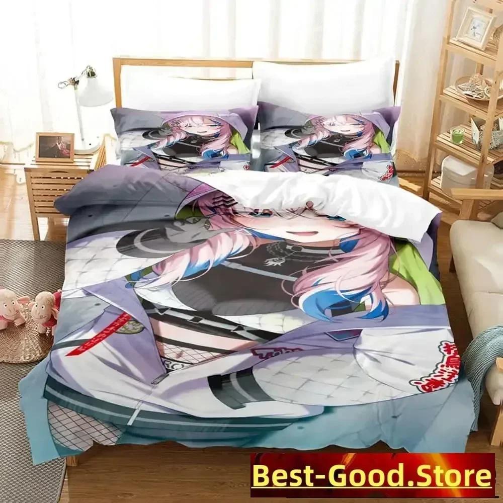 Comforter New 3D Anime Kawaii Girls Pavolia Reine Bedding Set Single Twin Full Queen King Size Bed Set Adult Kid Bedroom S